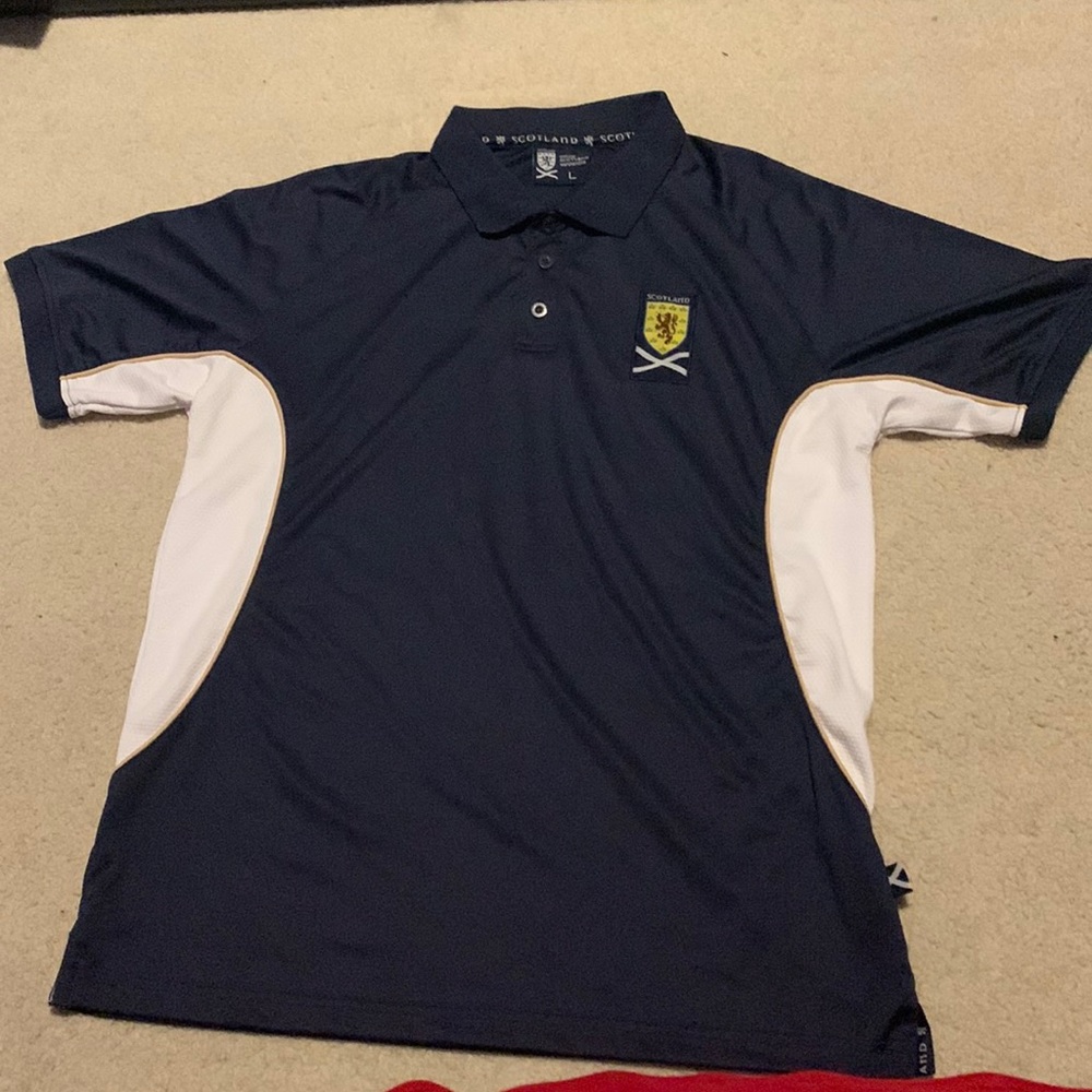 Official Scotland navy blue polo